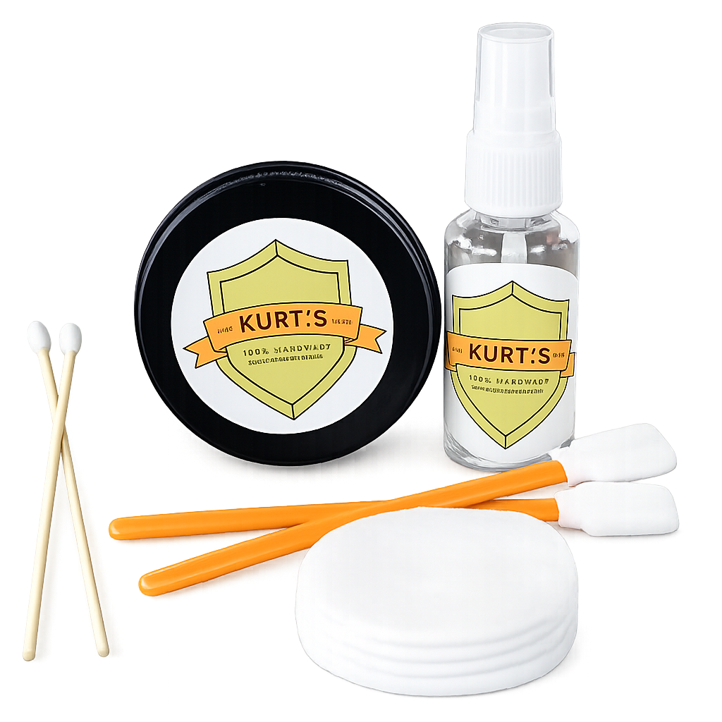 Kurt's Card Care Spray and Polish Combo for trading card cleaning and grading preparation