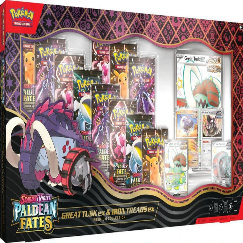 Great Tusk ex Iron Treads ex Premium Collection sealed Pokémon TCG premium collection product image