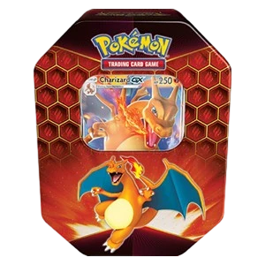 Hidden Fates Tin Charizard GX sealed Pokémon TCG tin product image
