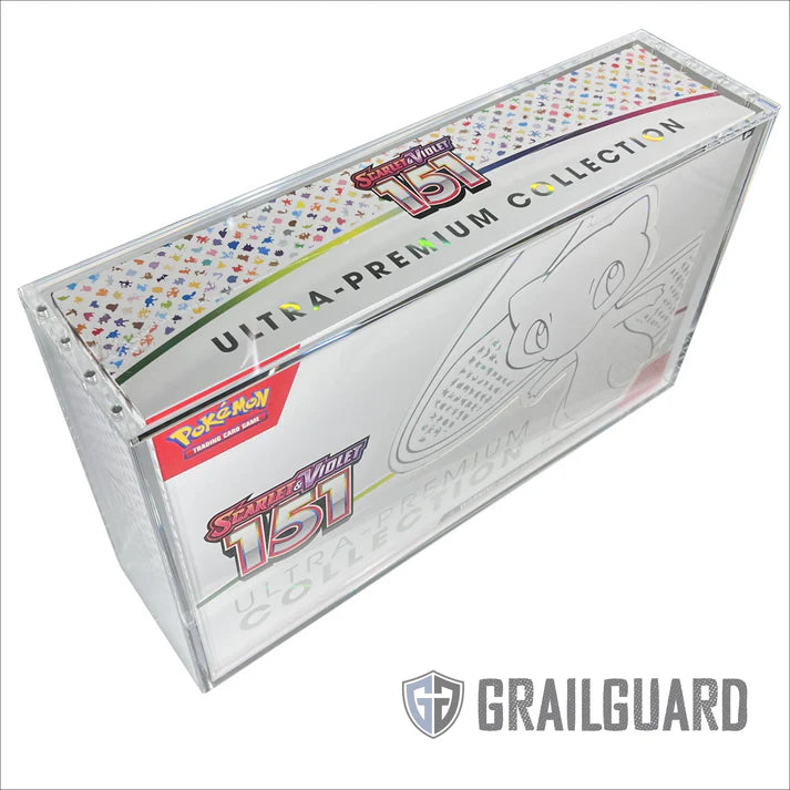 Pokémon 151 UPC Acrylic Display Case acrylic display case for sealed Pokémon products