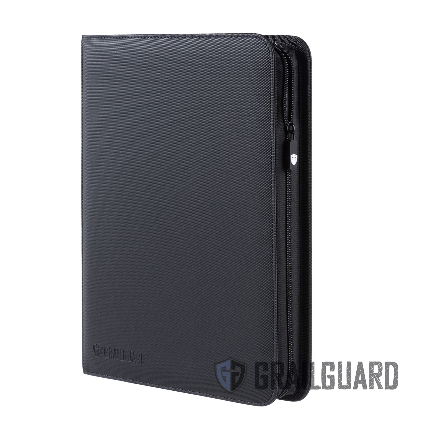 Grail Guard 9-Pocket Premium ZIP Trading Card Binder - Black