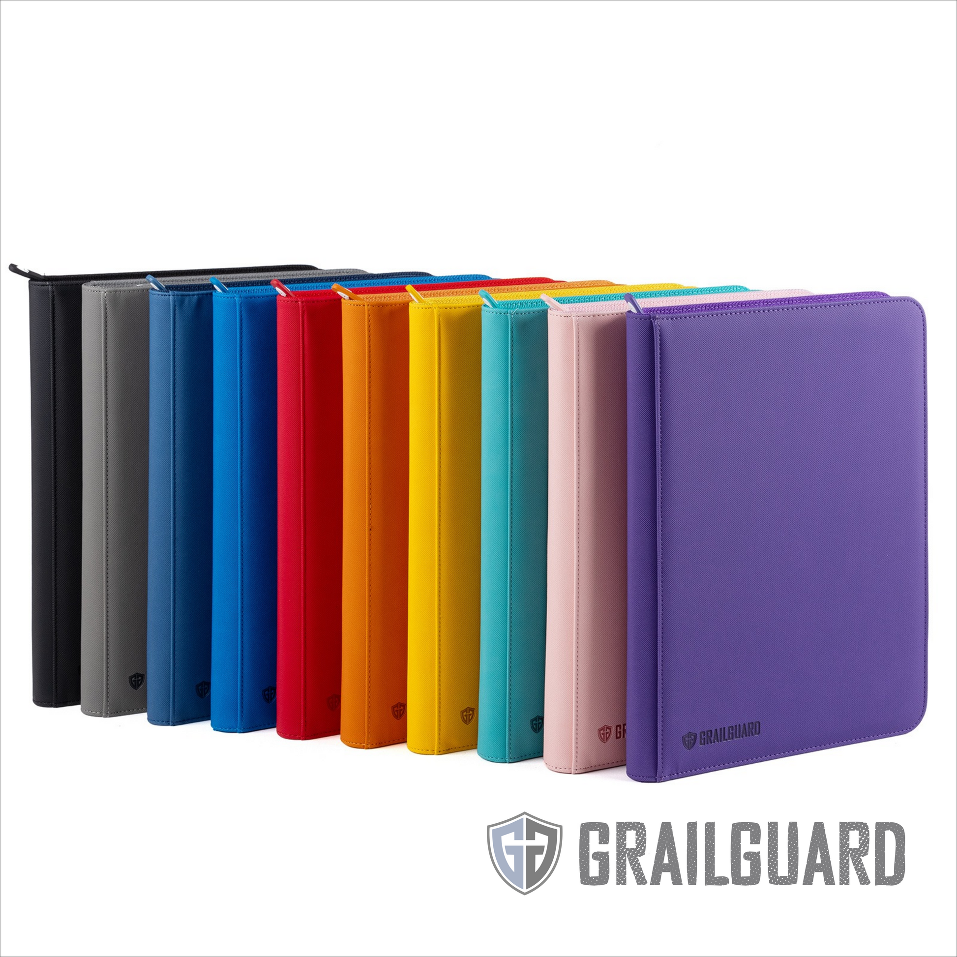 Grail Guard 9-Pocket Premium ZIP Trading Card Binders - colour range