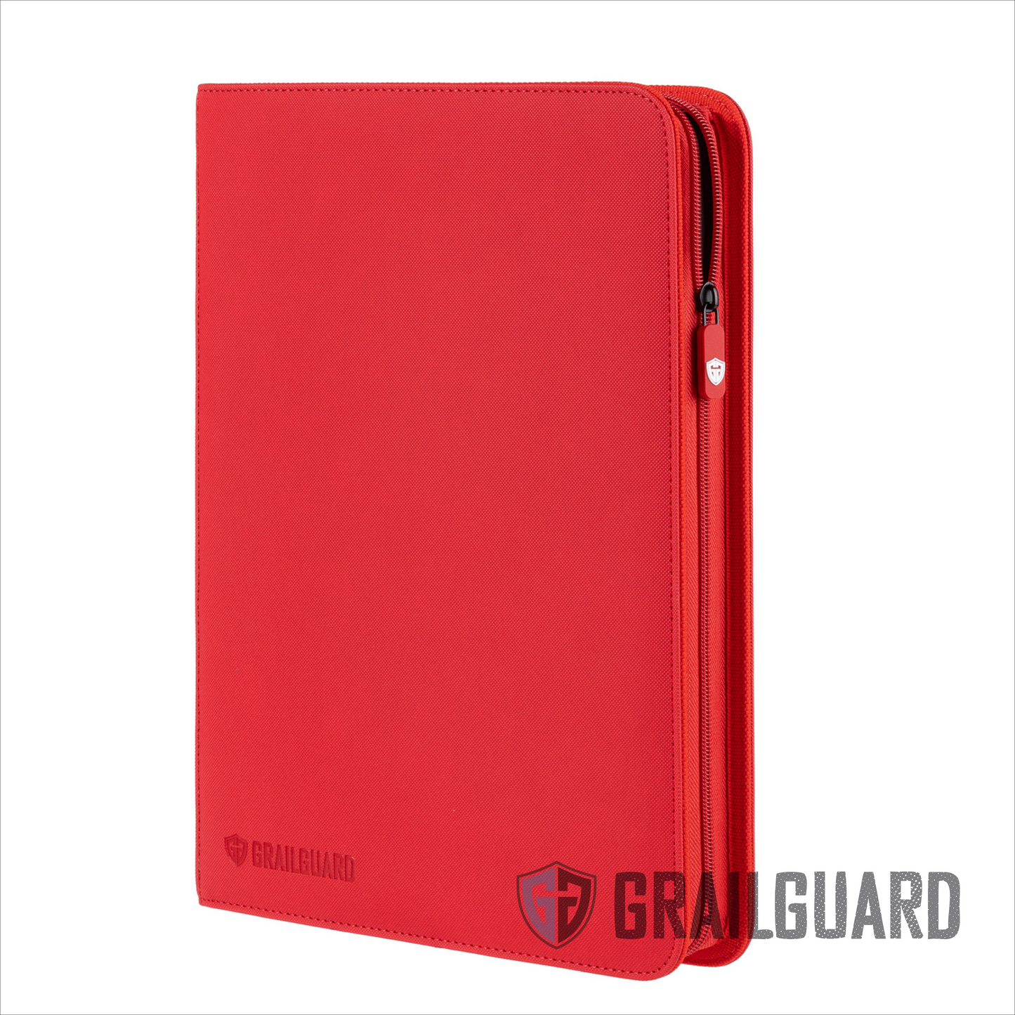 Grail Guard 9-Pocket Premium ZIP Trading Card Binder - Red