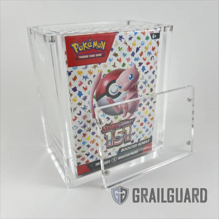 Pokémon Booster Bundle Premium Acrylic Display Case acrylic display case for sealed Pokémon products