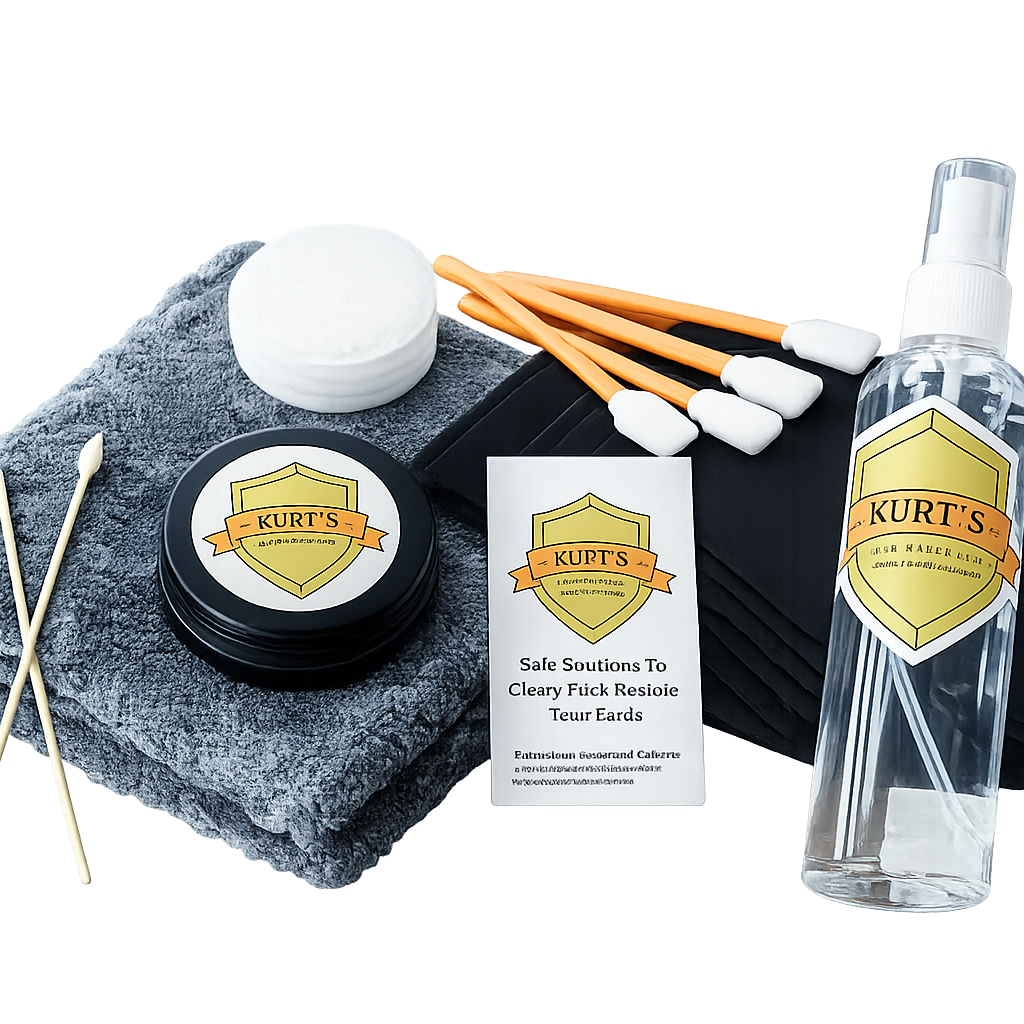 Kurt's Vintage Care Bundle for trading card cleaning and grading preparation