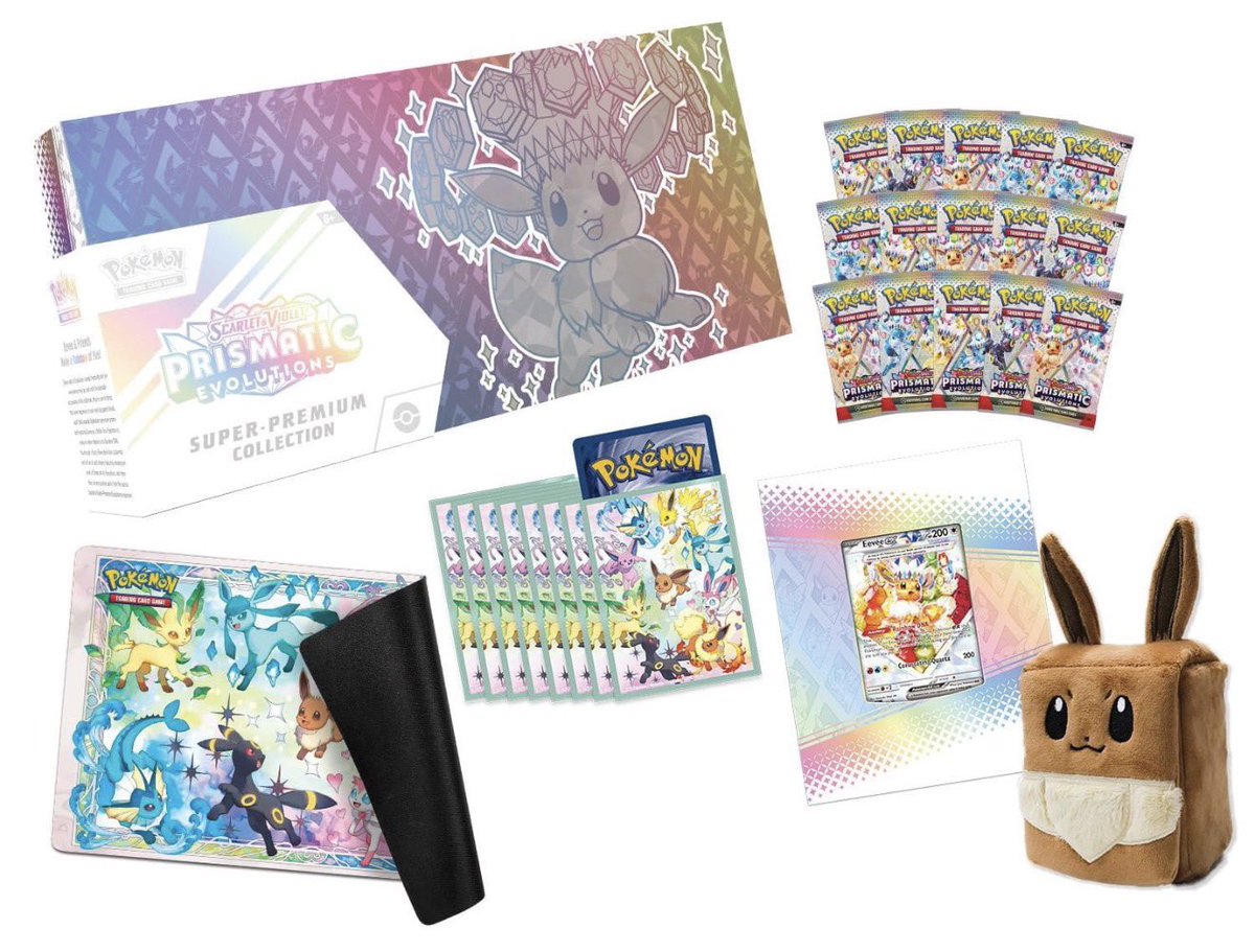 Scarlet & Violet-Prismatic Evolutions Super-Premium Collection