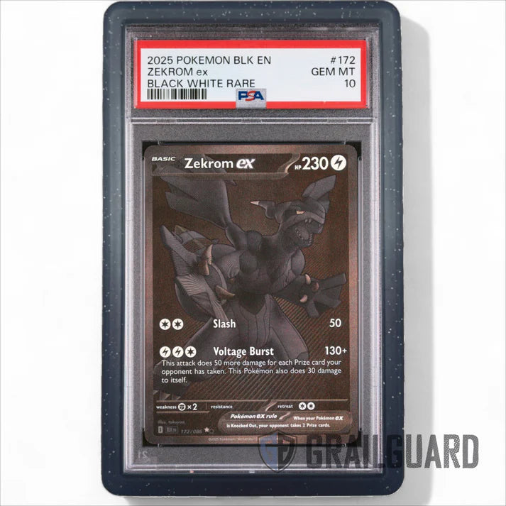 GrailGuard PSA Slab Bumper Protector Midnight for graded trading card slab protection