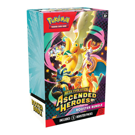 Pokémon TCG Mega Evolution Ascended Heroes Booster Bundle sealed product box