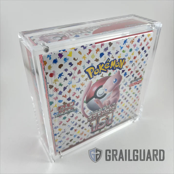 Pokémon Japanese Large Booster Box Acrylic Display Case acrylic display case for sealed Pokémon products