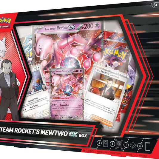 Team Rocket's Mewtwo ex Box sealed Pokémon TCG collection box product image
